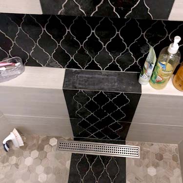 plancher de salle de bain
